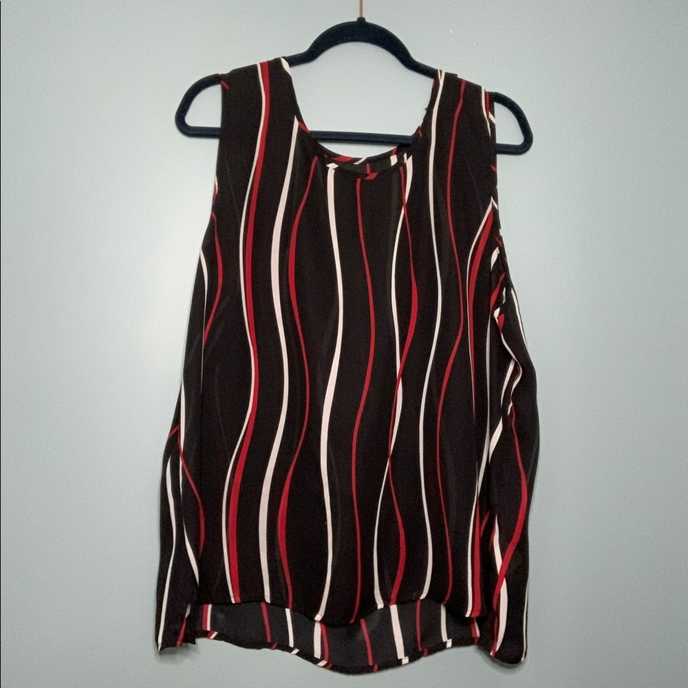 Sheer striped Tank